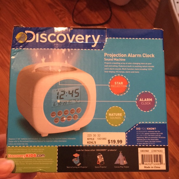 Discovery Toys Discovery Projection Alarm Clock Sound Machine